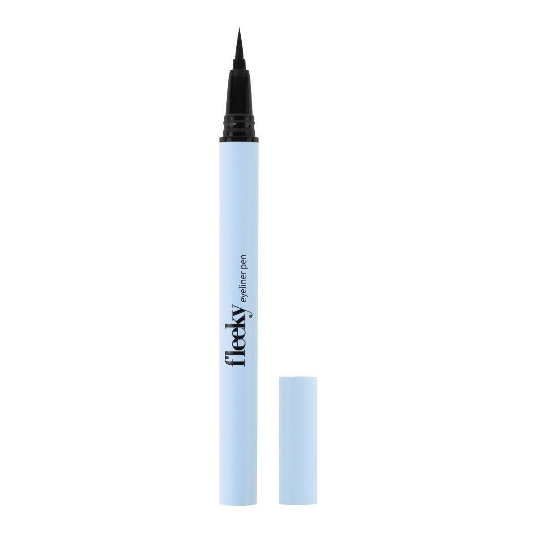 fleeky Lidschatten Eyeliner Pen Wasserfester Make up Liner, Veganer & tierversuchsfreier Eyeliner mit präziser Filzspitze