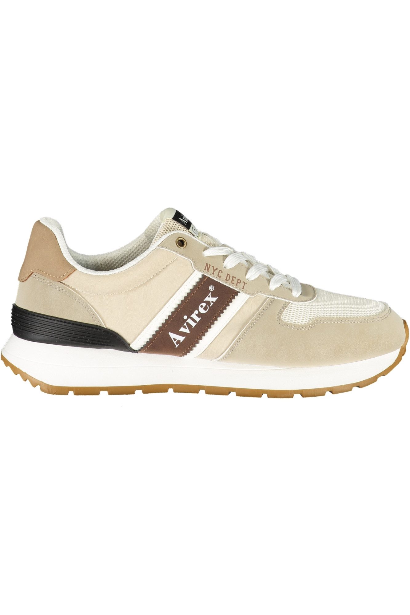 AVX AVIREX DEPT Sneaker Stylische beige Herrensneaker mit Schnürsenkeln
