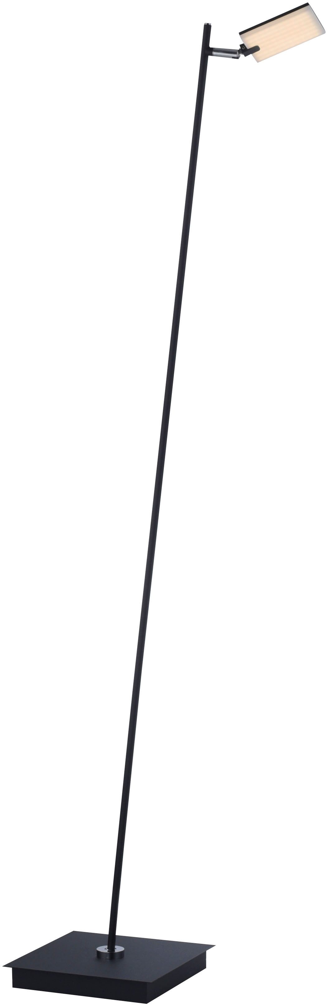 Neuhaus PURE LED Stehlampe PURE Mira, CCT - über Fernbedienung, LED fest integriert, warmweiß - kaltweiß, Dimmbar, CCT, Fußschalter, Fernbedienung, drehbar