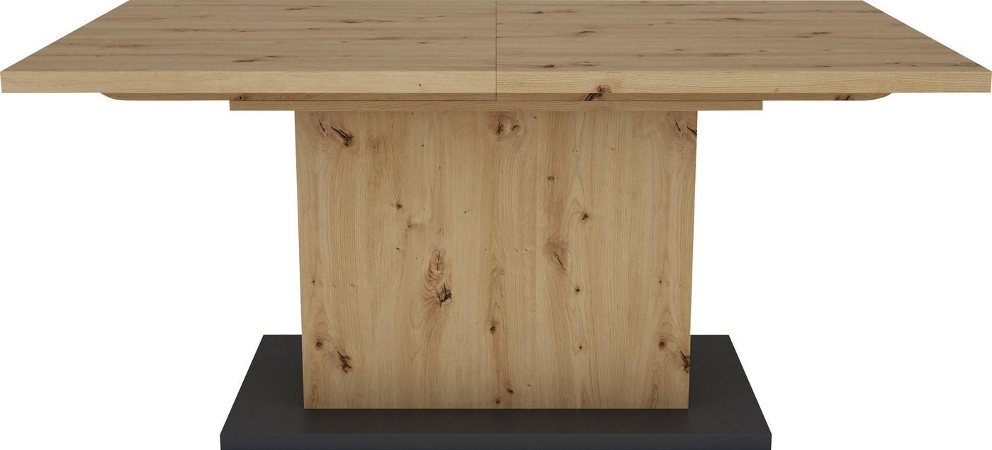 Homexperts Essgruppe »Aiko«, (Set, 5-tlg., Esstisch mit 4 Stühlen), Tisch mit Auszugsfunktion, Breite 160-200 cm-kaufen
