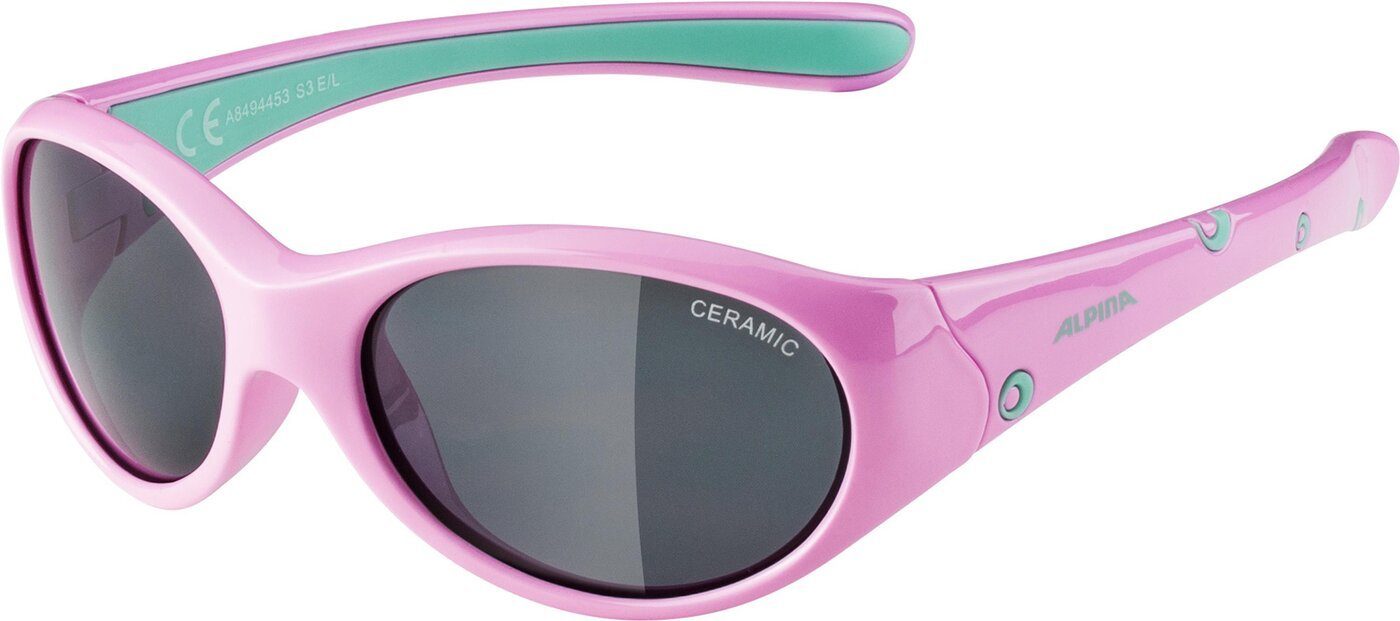 Alpina FLEXXY Sonnenbrille Sports GIRL GLOSS ROSE-MINT