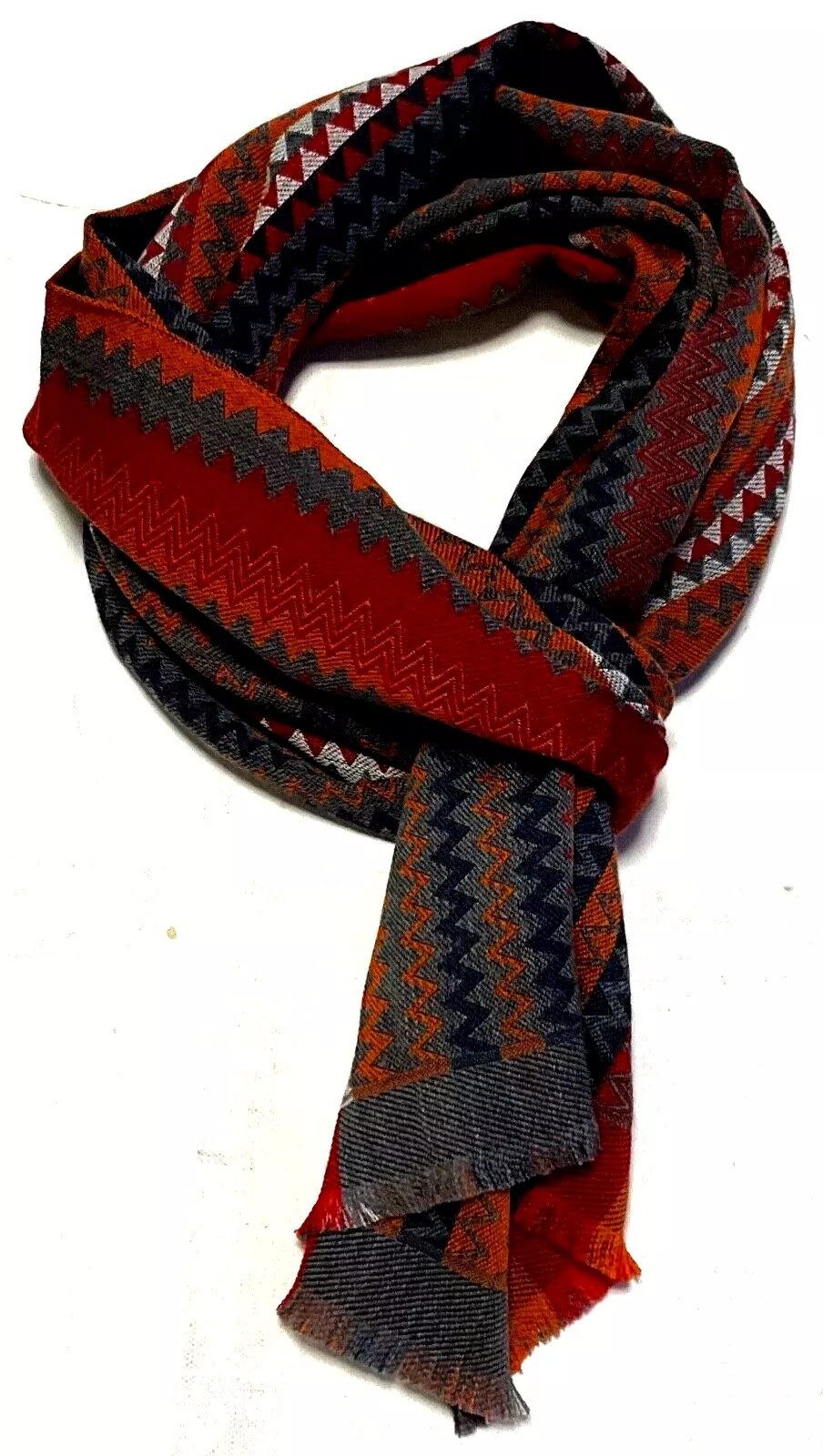 Missoni Wollschal Missoni Schal, MISSONI MND9919 Unisex Zickzack Muster Wolle Schal, Muster