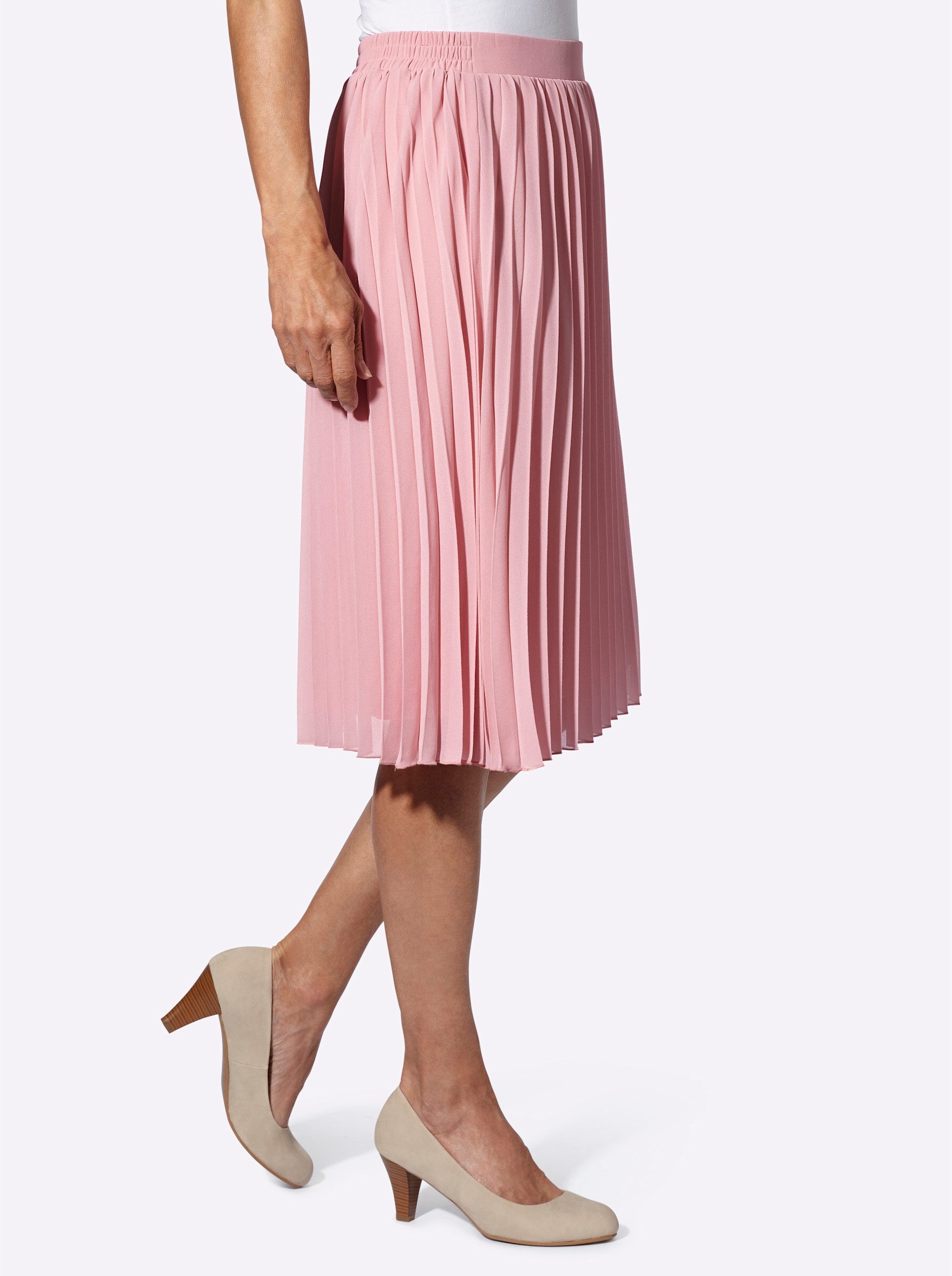 Sieh an! A-Linien-Rock Plisseerock . günstig online kaufen