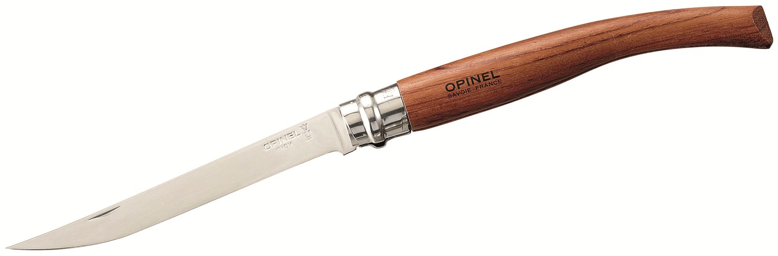 Opinel Universalmesser Opinel Slim-Line, Größe 12, rostfrei, Padouk-Holz