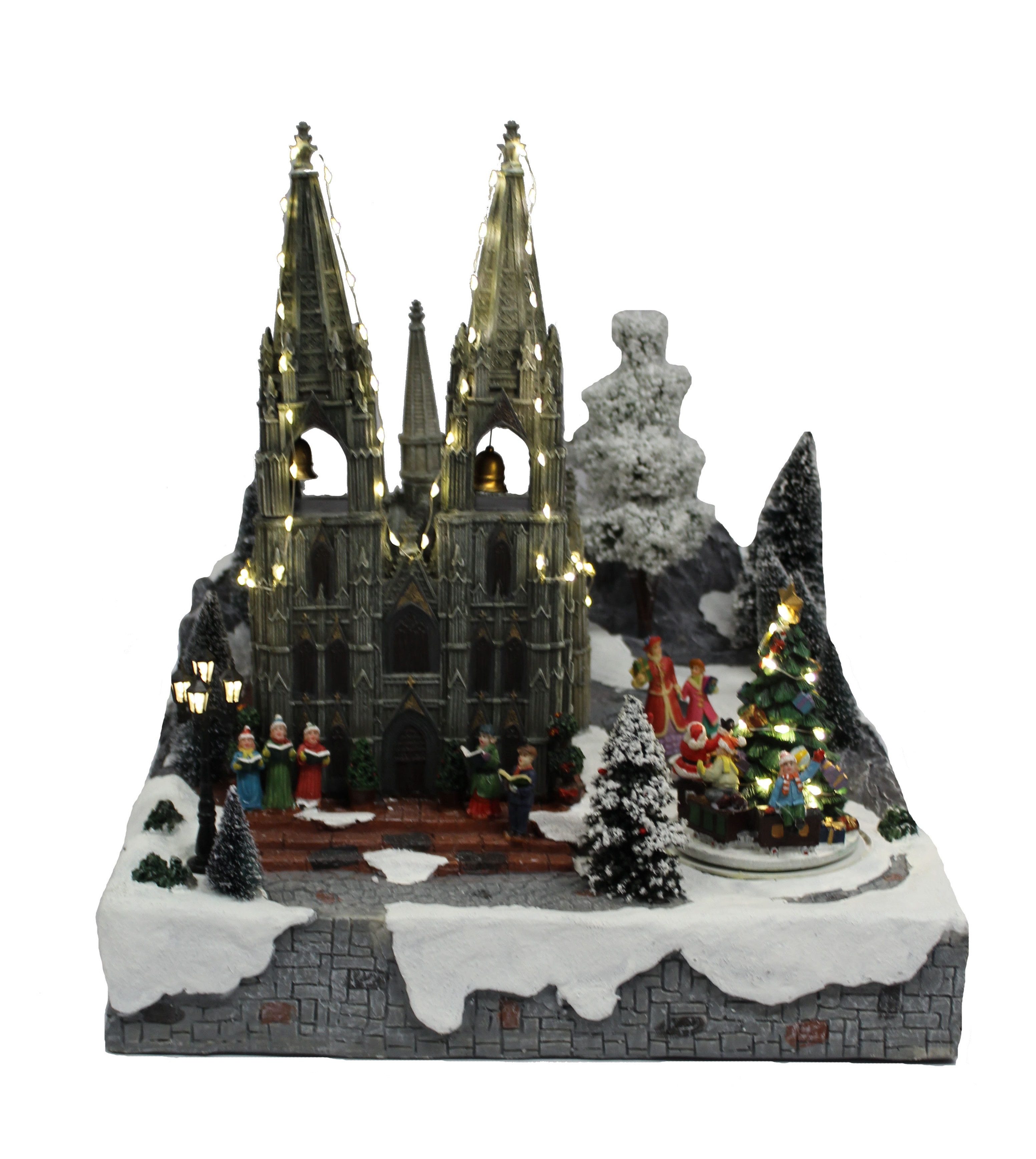 Wurm Winterlandschaft Winterszene Kölner Dom mit Licht, Musik und Bewegung, Licht, Musik und Bewegung