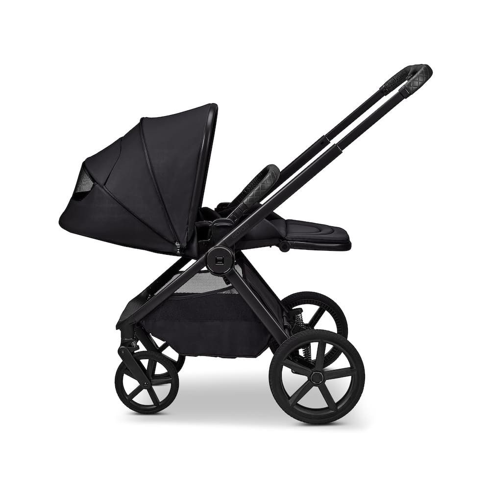 Moon Kombi-Kinderwagen Gio Fold Kombikinderwagen inkl. Cosmo 2.0, Gestell und Babywanne mit einem Handgriff zusammenfaltbar