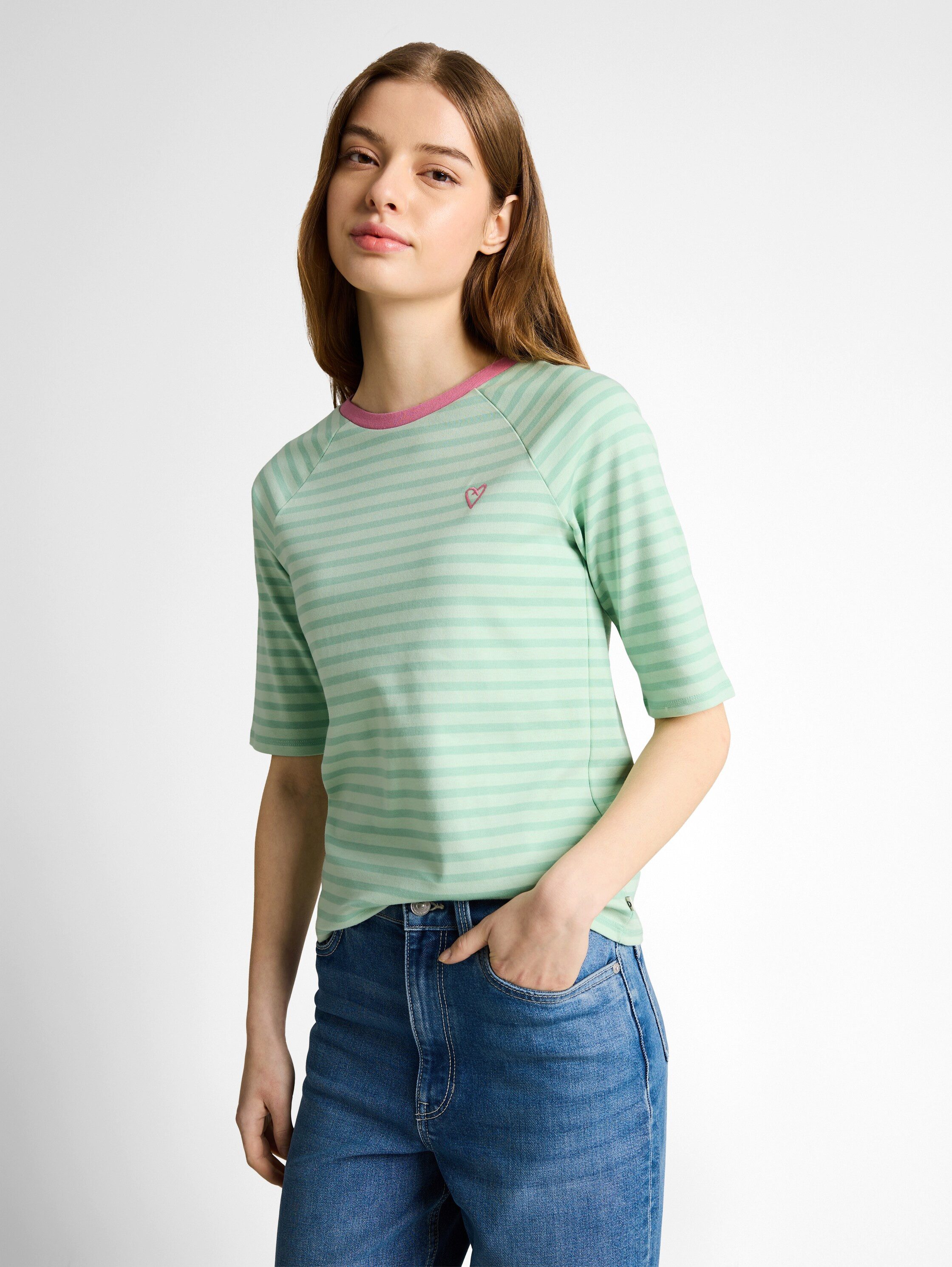 TOM TAILOR Denim T-Shirt mit Print günstig online kaufen