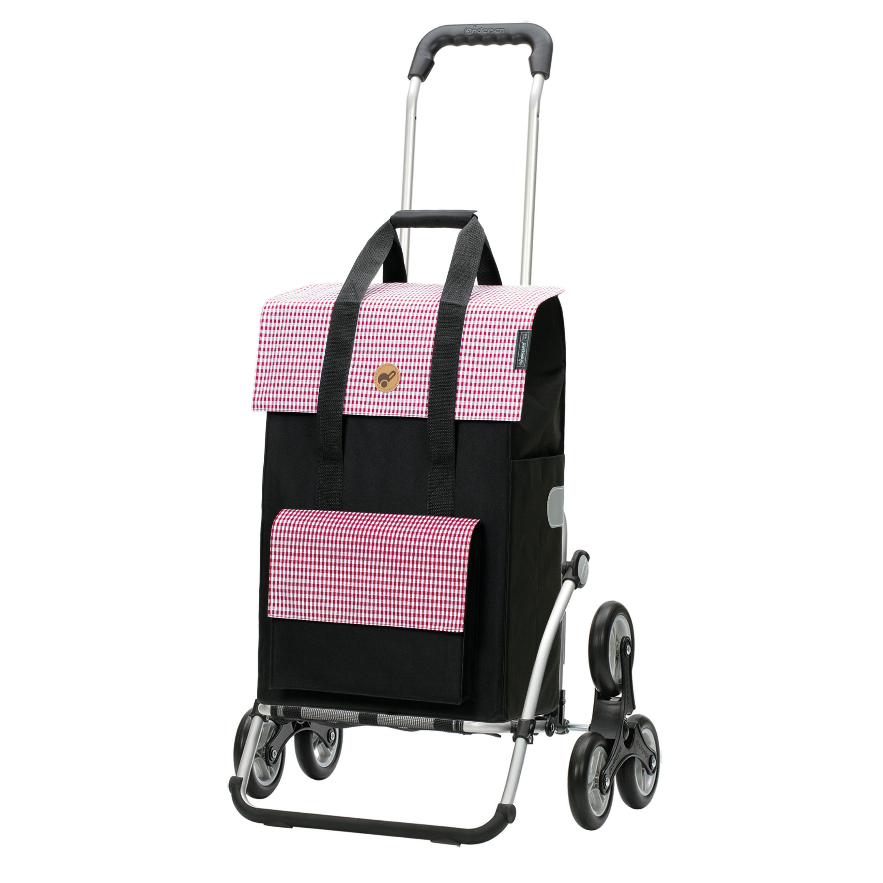 Einkaufstrolley Treppensteiger Royal Shopper Milla rot