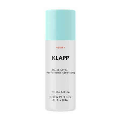 Klapp Cosmetics Gesichtspeeling Multi Level Performance Cleansing Triple Action Glow Peeling AHA+BHA