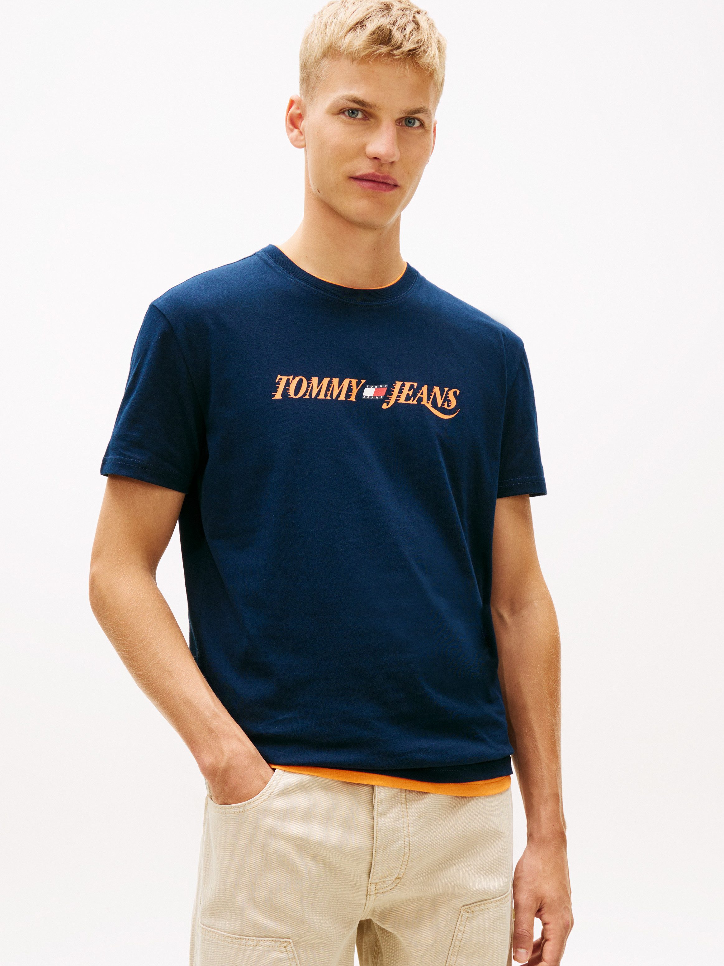 Tommy Jeans T-Shirt REGULAR VINTAGE LA Regular fit mit Print