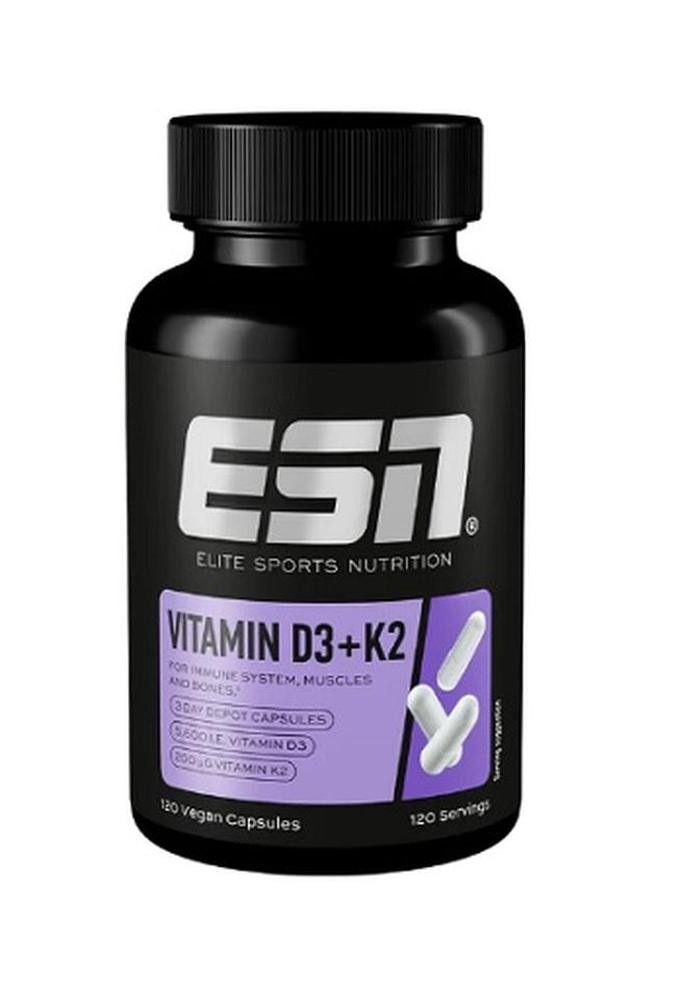 ESN ESN Vitamin D3 + K2 120 Kapsel Kapseln, 120 St.