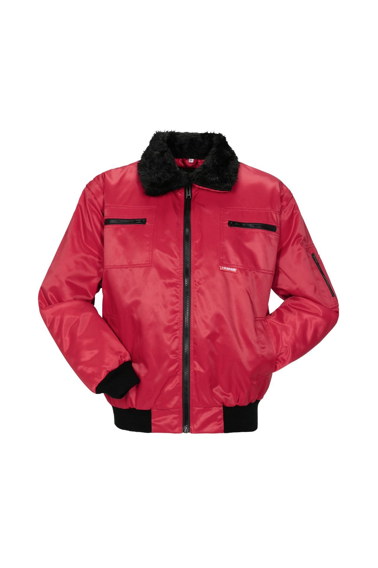Planam Arbeitsjacke PLANAM Gletscher-Comfortjacke OUTDOOR Webpelzfutter Rot