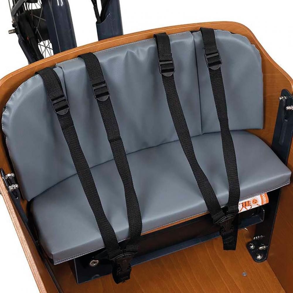 Sitzkissen Babboe Kissen Hippo Grey, für Carve/City/Flow/Mini