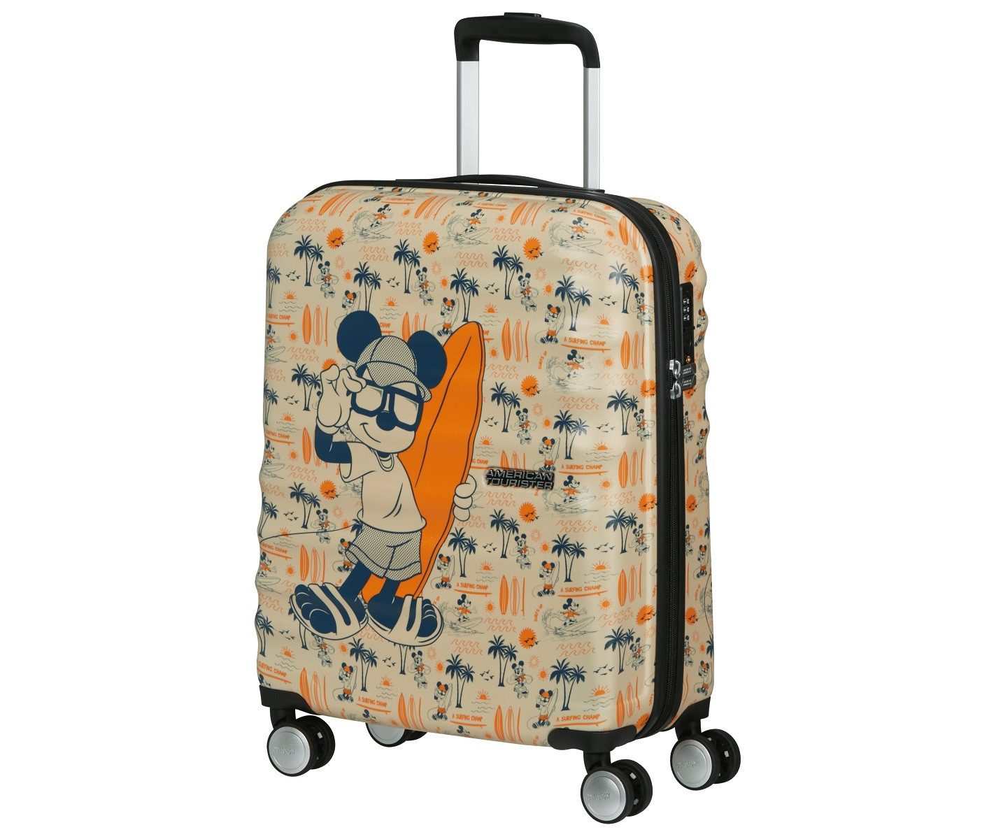 American Tourister® Handgepäckkoffer Wavebreaker Disney Spinner 55 cm, 4 Rollen, mit TSA-Zahlenschloss