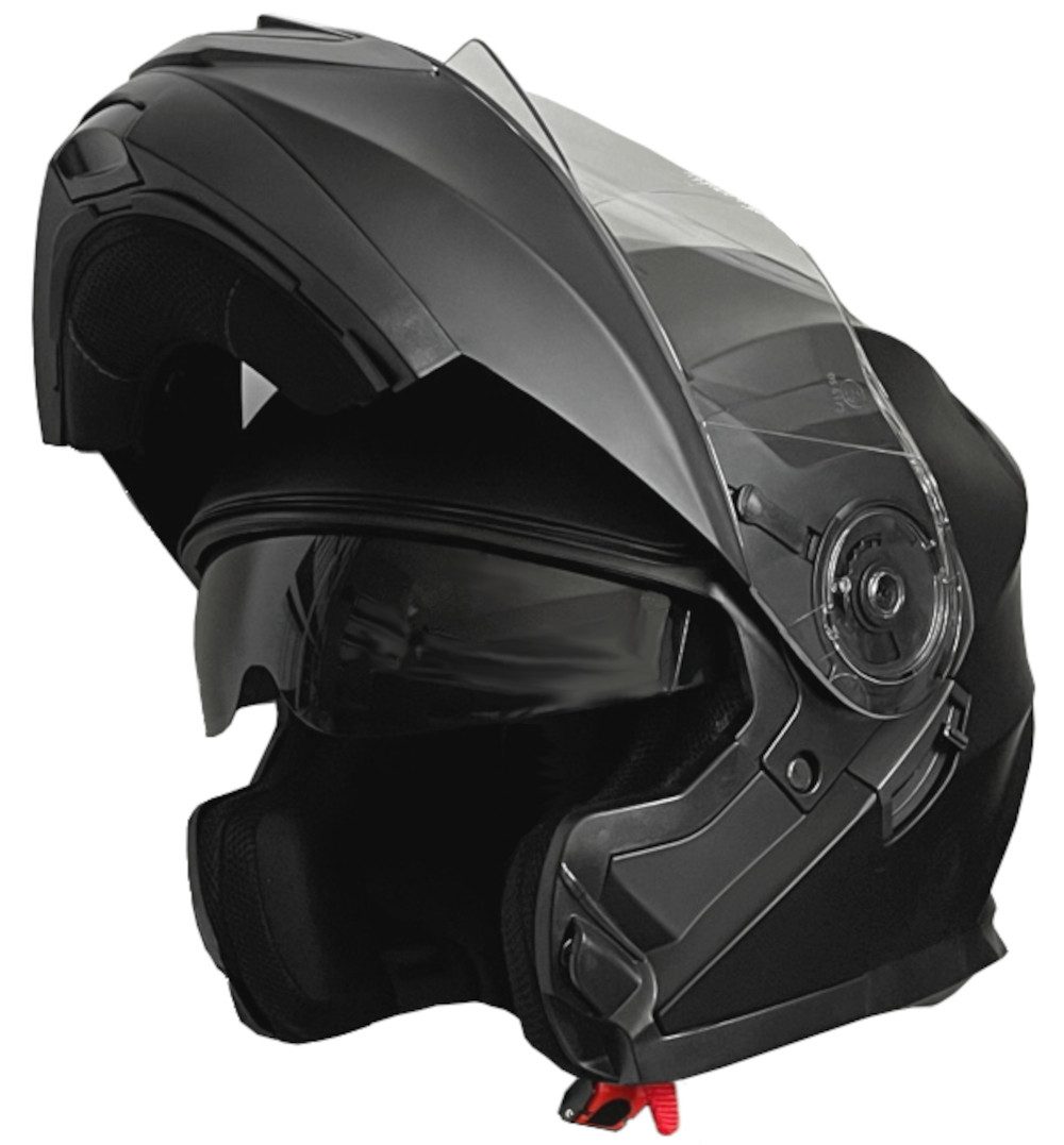 RALLOX Helmets Motorradhelm Klapphelm RALLOX 160 matt schwarz Helm Rollerhelm S M L XL – Bild 4 von 5