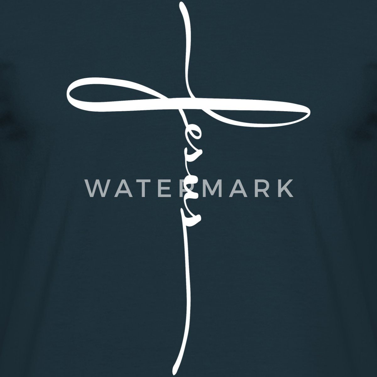 Spreadshirt T-Shirt Jesus Kreuz Christlich Männer günstig online kaufen