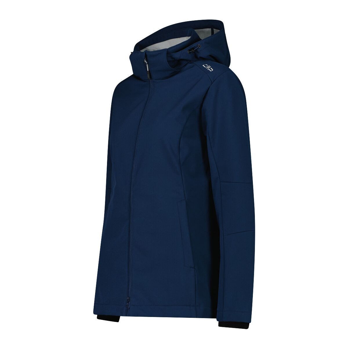 CMP Softshelljacke Woman Jacket DET. Hood Funktionelle Damenjacke mit abnehmbarer Kapuze, wasserdicht und – Bild 3 von 4