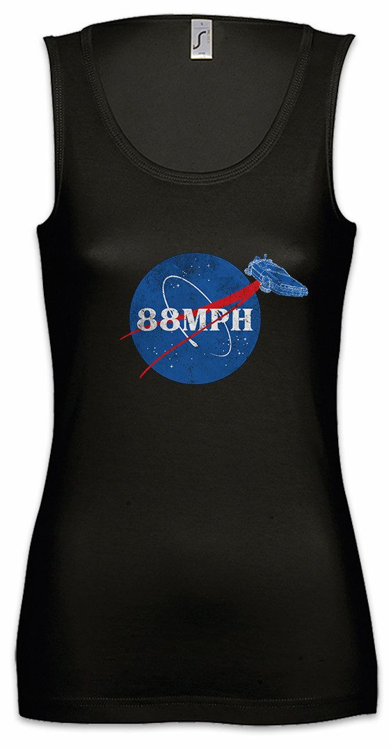 Urban Backwoods Tanktop 88 Mph Ärmelloses Damen T-Shirt Back To Zurück The In Zukunft Car Per Hour Speed Geschwindigkeit