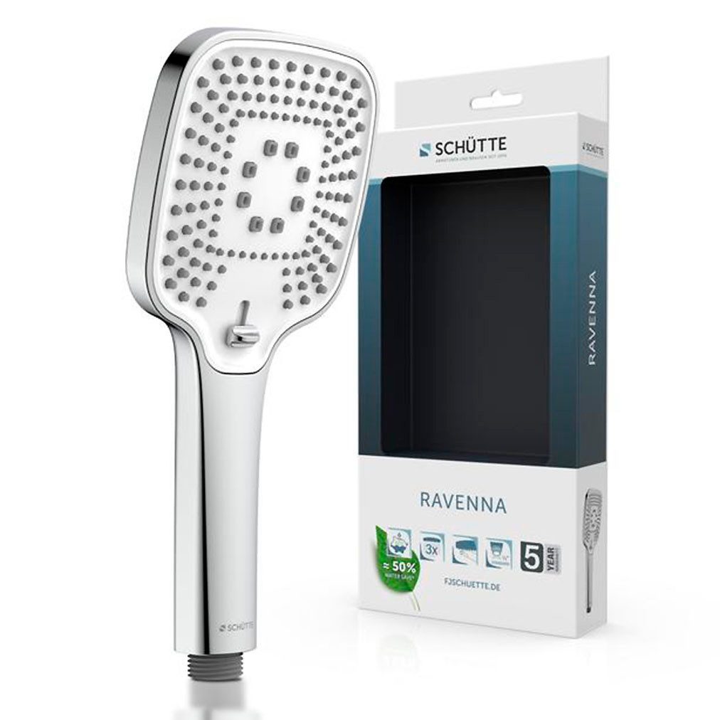 Schütte Handbrause RAVENNA, (1-tlg), 3-fach verstellbar / wassersparend günstig online kaufen