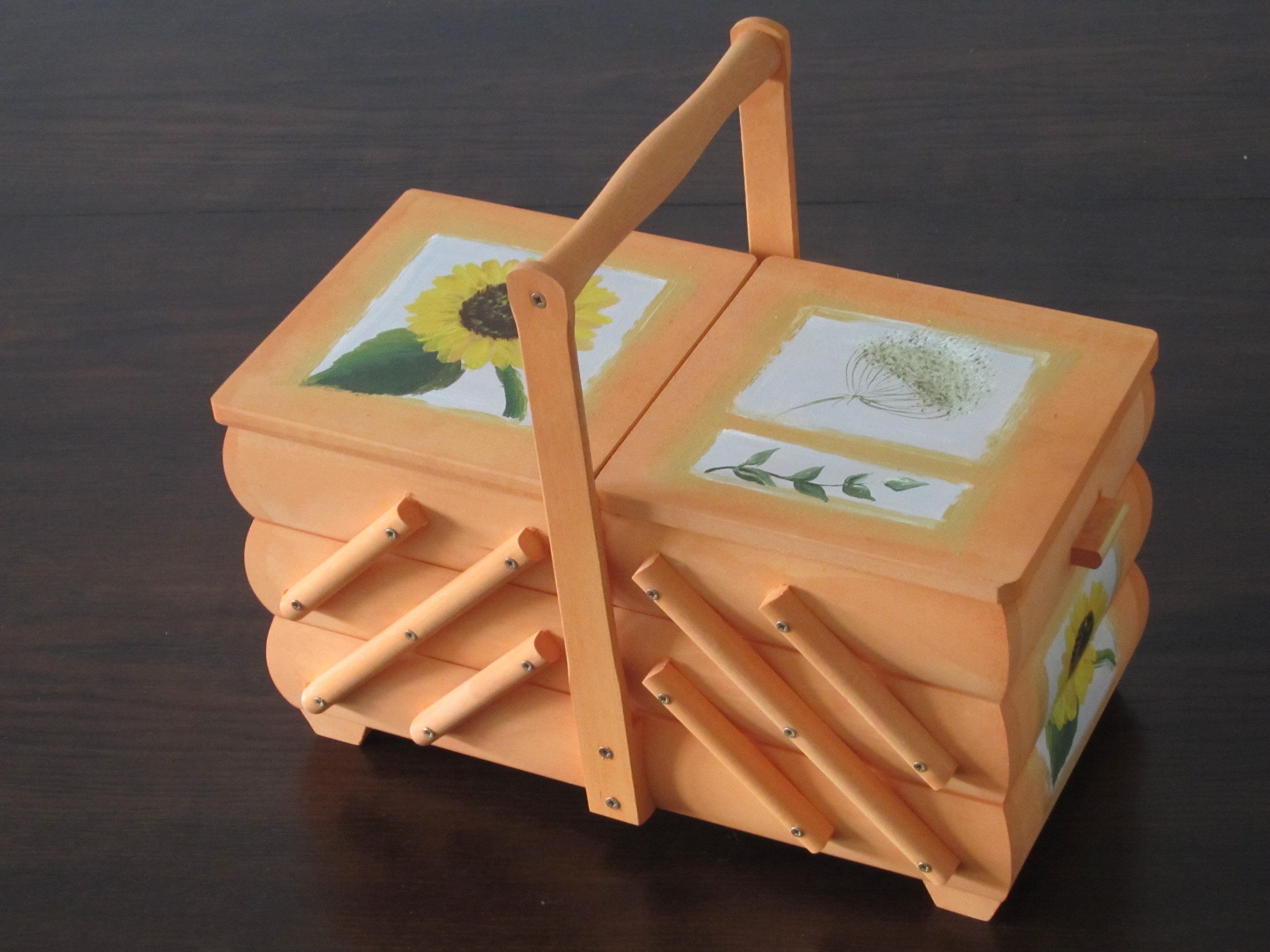 Holzprodukte Nähkästchen Nähkästchen Nähkästchen Nähkasten Nähkorb günstig online kaufen