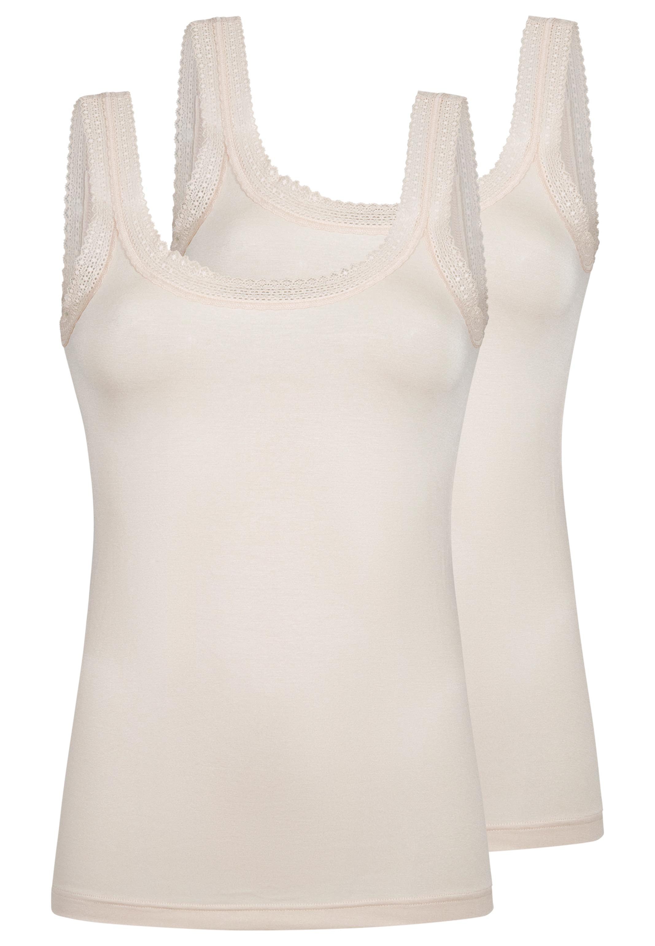Unterhemd 2er Pack Modal Lace