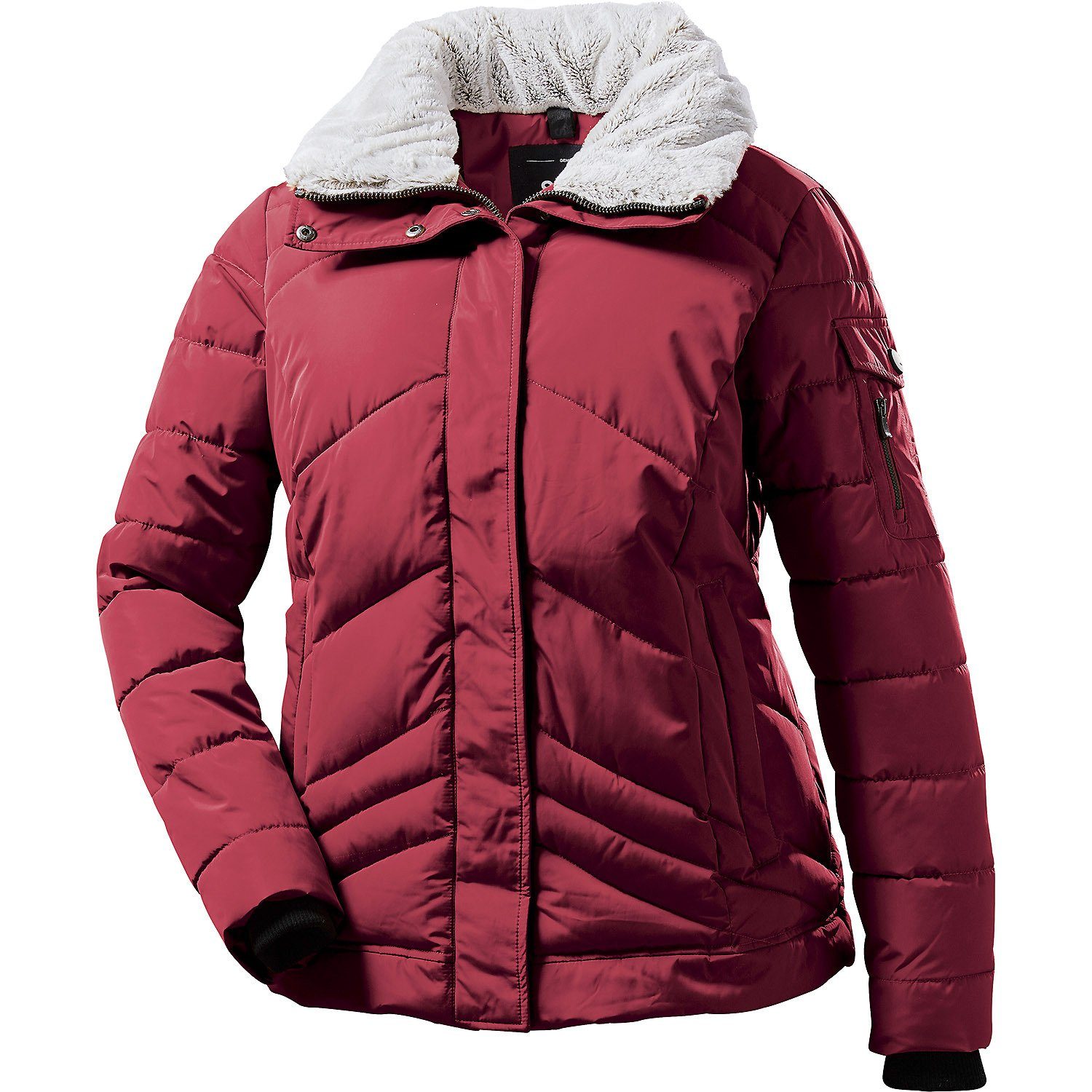 STOY Killtec Outdoorjacke Jacke Quilted A Dunkelrot
