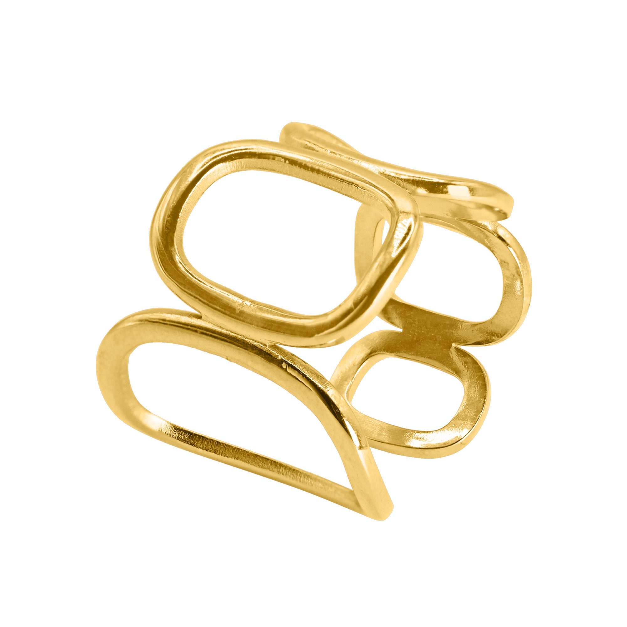 Fingerring Variu goldfarben