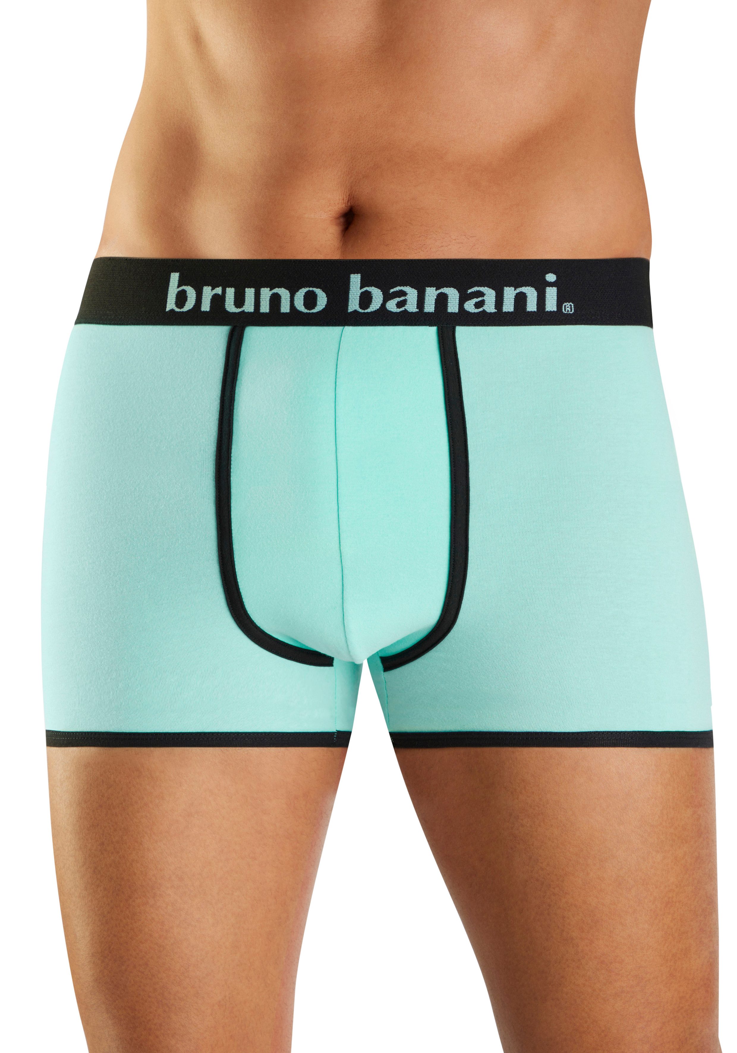 Bruno Banani Boxer Boxershorts für Herren (Packung, 3-St) mit modischen Einfassungen