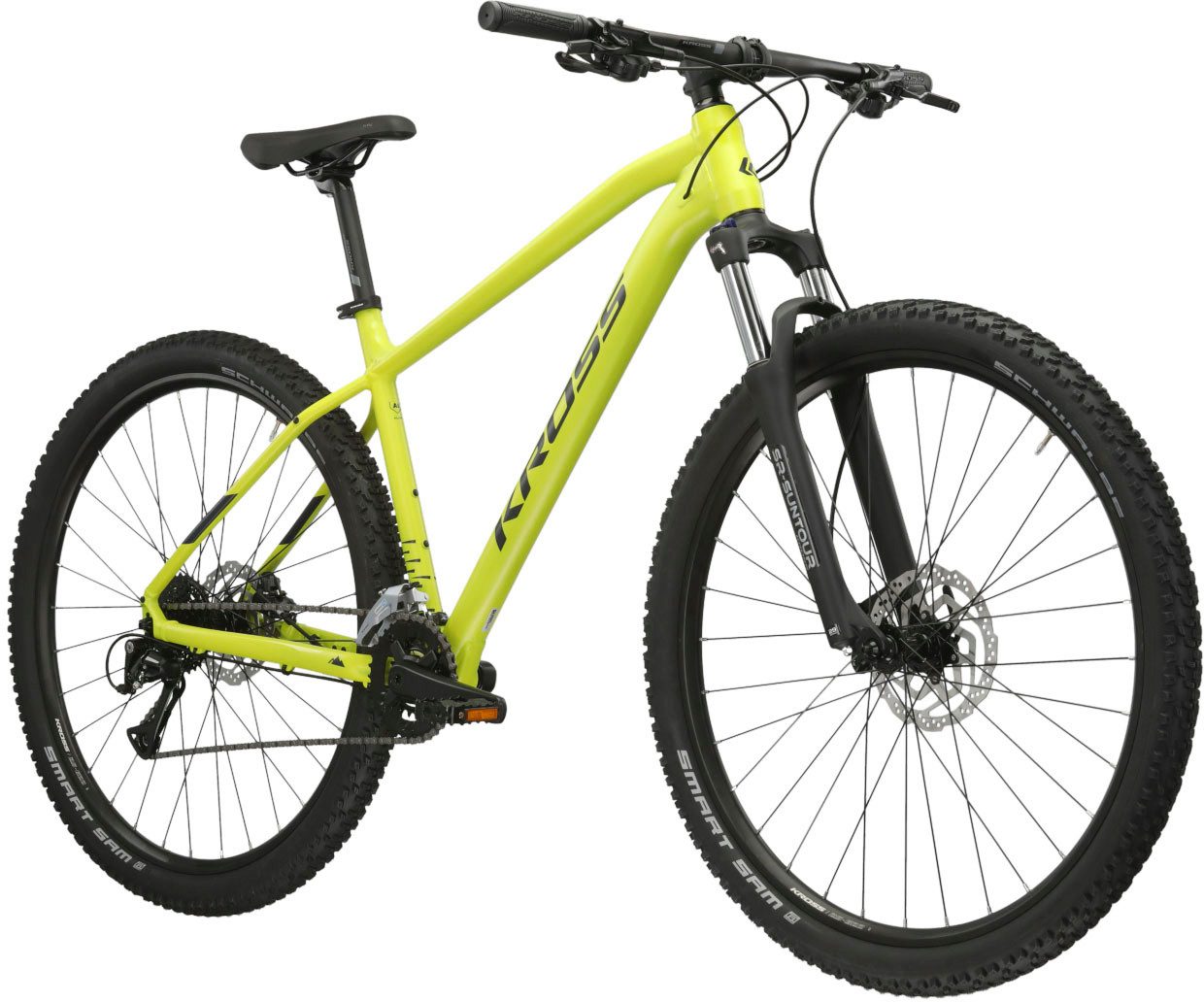 Kross Mountainbike Hardtail Level 1.0, 16 Gang Shimano ACERA M3020 Schaltwerk, Kettenschaltung
