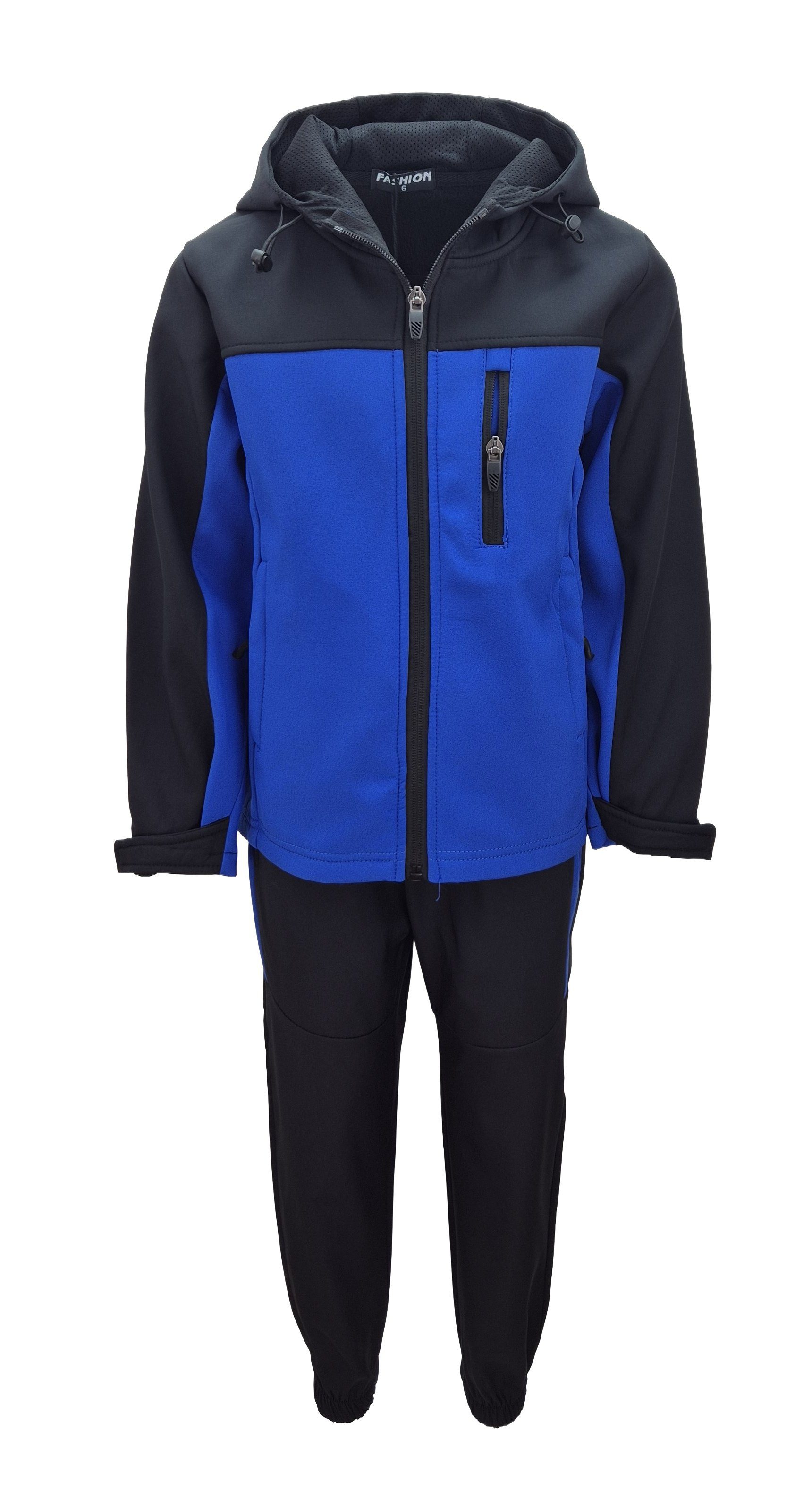 Hessis Regenanzug Moderner Softshell-Anzug für Jungen – Jacke & Hose im Set JW1 (Jacke mit Hose), Softshell Jacke und Hose
