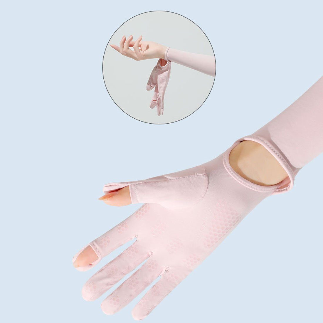 Ultradünne Schal Arm Sleeve Eis Seide Lange Handschuhe