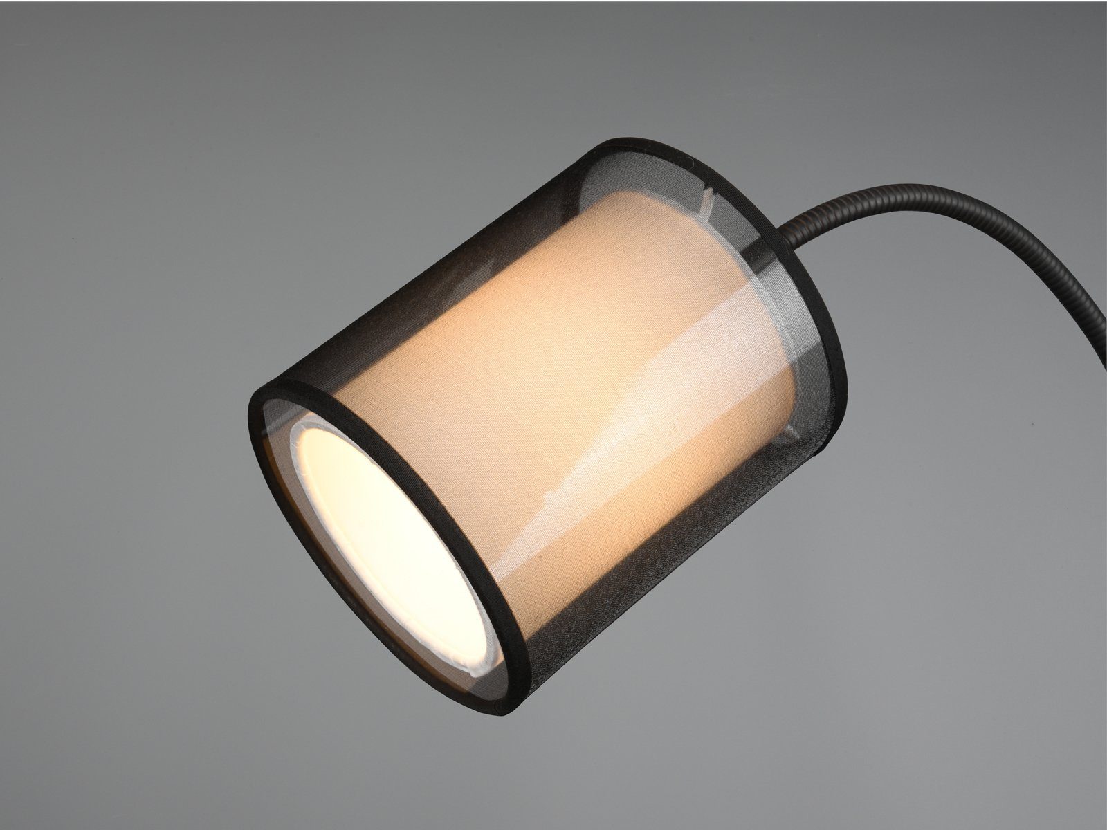 meineWunschleuchte wechselbar, & Warmweiß, LED H: Stehlampe, LED Ecke, Design-er 174cm Lesearm Dimmfunktion, für Leselampe dimmbar mit ausgefallene Lampe