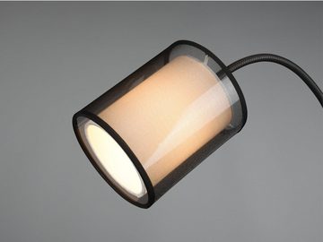meineWunschleuchte LED Stehlampe, Lesearm & Dimmfunktion, LED wechselbar, Warmweiß, ausgefallene Design-er Lampe dimmbar mit Leselampe für Ecke, H: 174cm