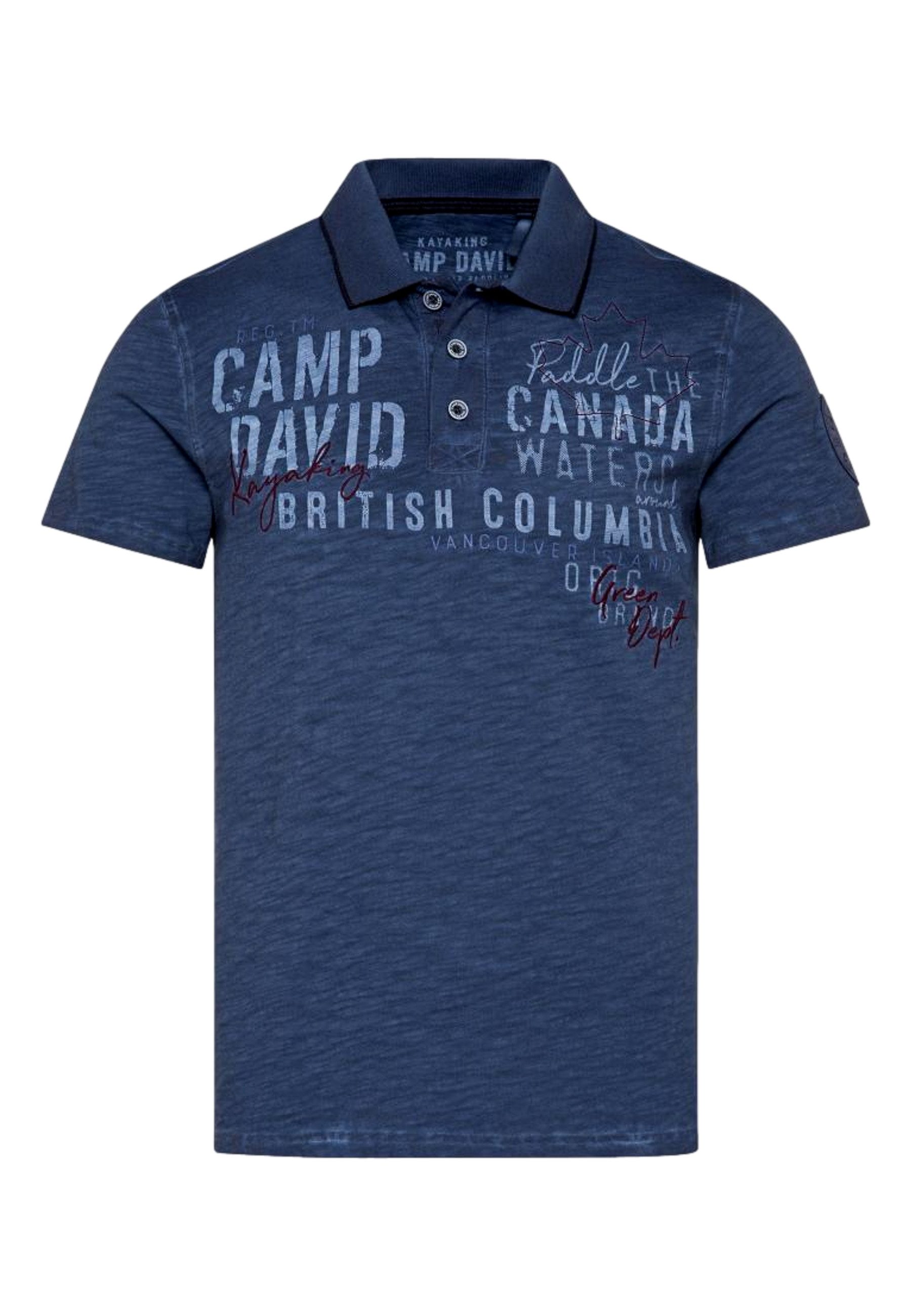 CAMP DAVID Poloshirt Poloshirt Kurzarmshirt (1-tlg., günstig online kaufen