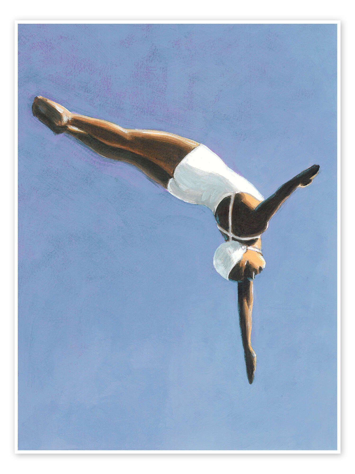 Posterlounge Wandbild Turmspringen, Sarah Morrissette, erhältlich als Poster, Leinwandbild, Wandsticker oder Acrylglasbild