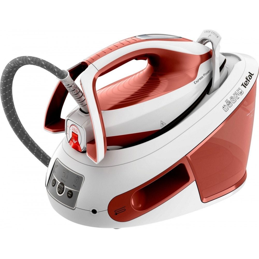 Tefal Dampfbügelstation SV8110 Express Power - Dampfbügelstation - weiß/terracotta