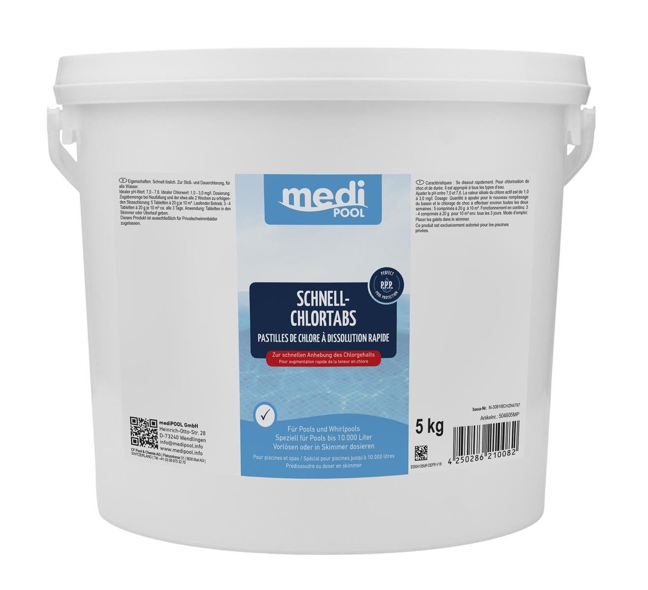 mediPOOL Poolpflege mediPOOL Schnell-ChlorTabs je 20 günstig online kaufen