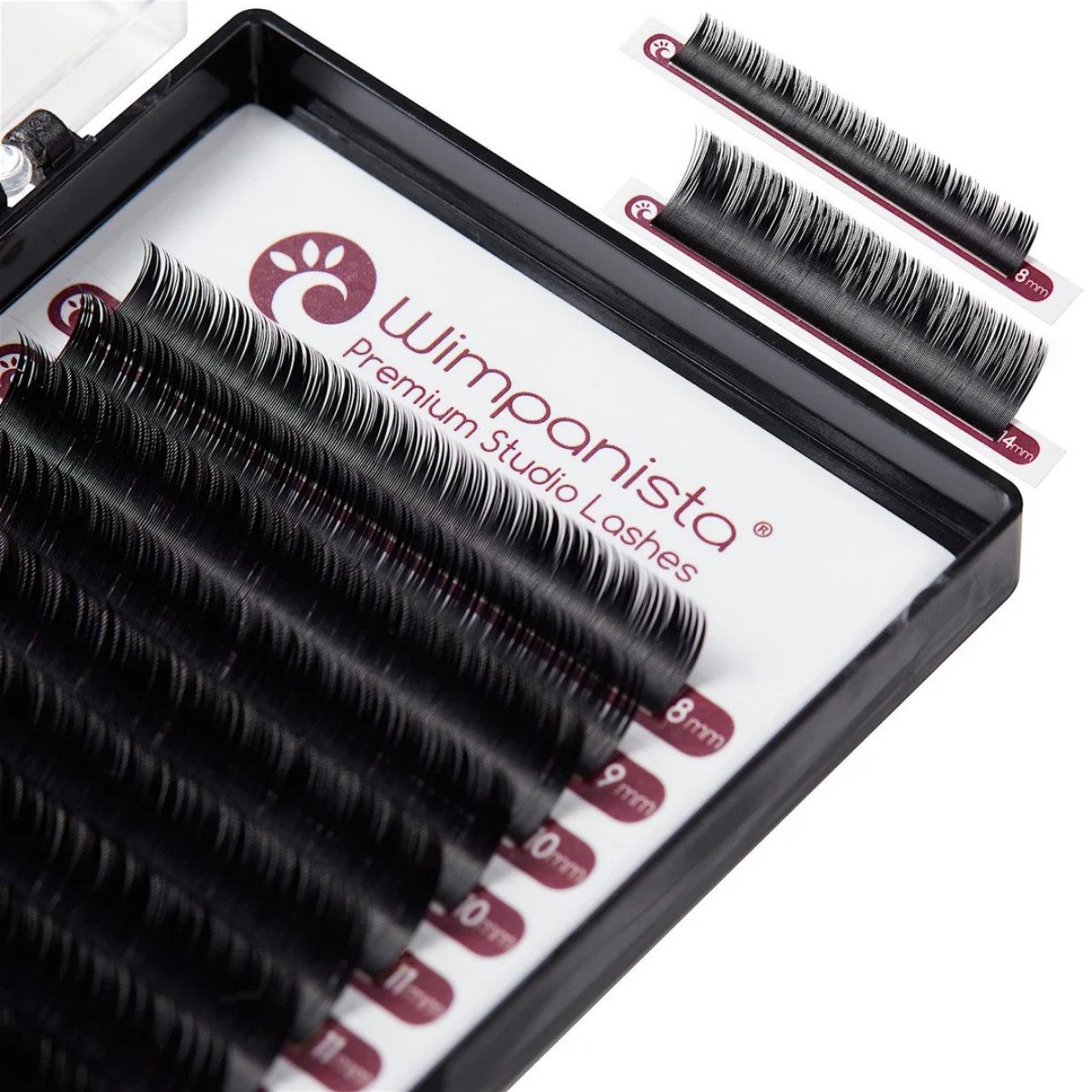 Wimpanista Einzelwimpern Easy Fan Lashes D Curl 0.05 mm Mix 8-14 mm, 1 tlg., Für die Wimpernverlängerung