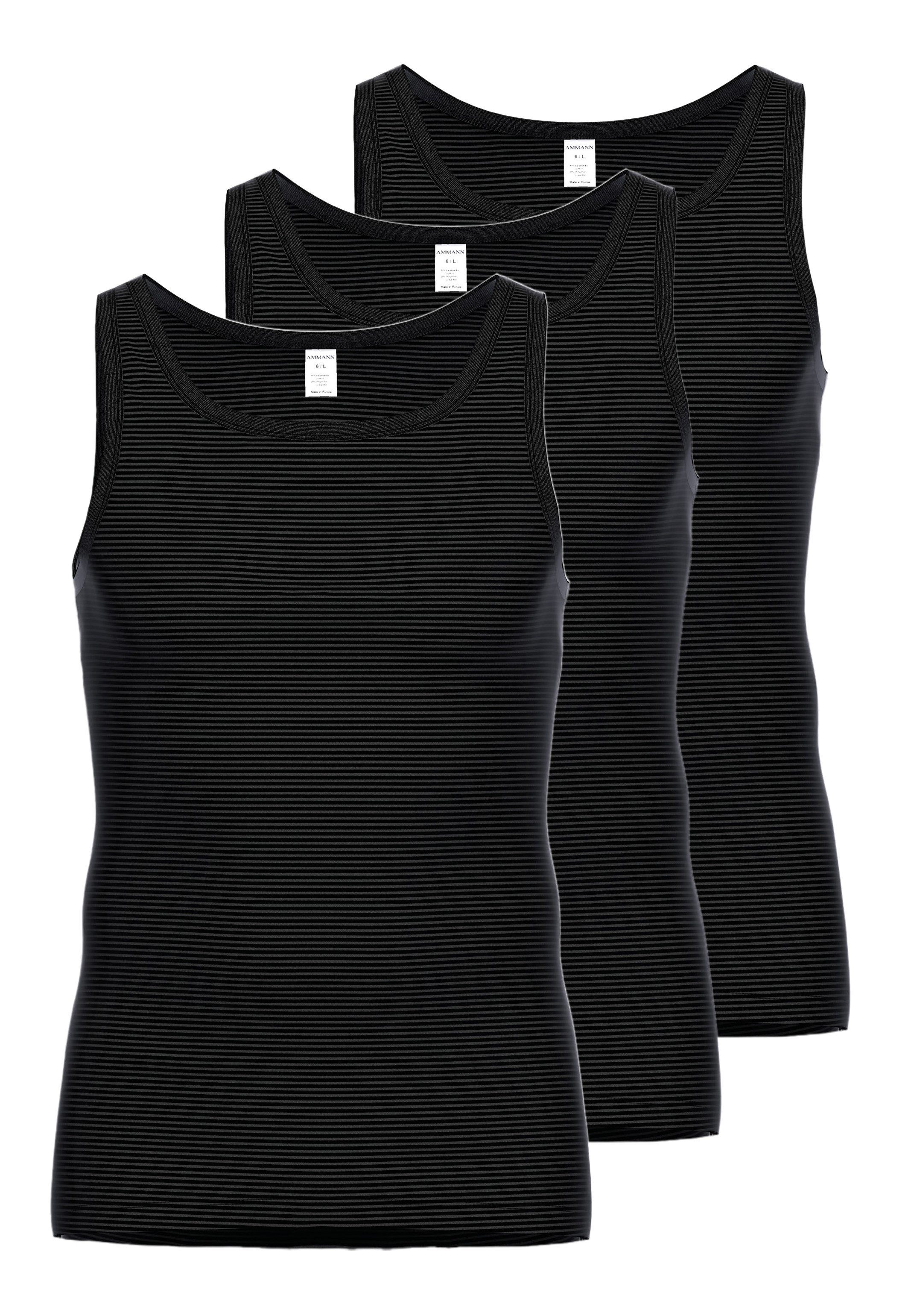 Ammann Unterhemd 3er Pack Jeans Feinripp (Spar-Set, 3-St) Unterhemd / Tankt günstig online kaufen