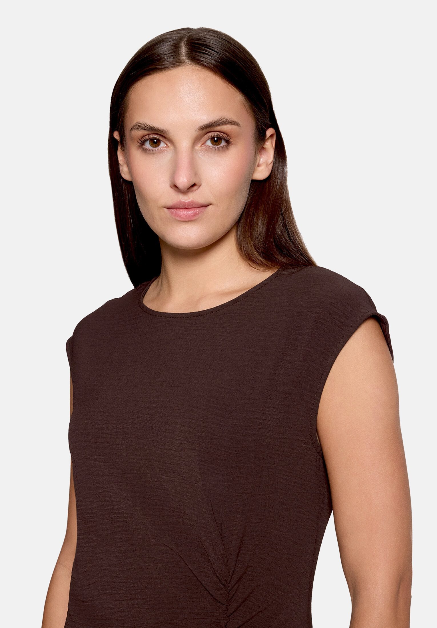 Cartoon Midikleid Damen mit Raffung