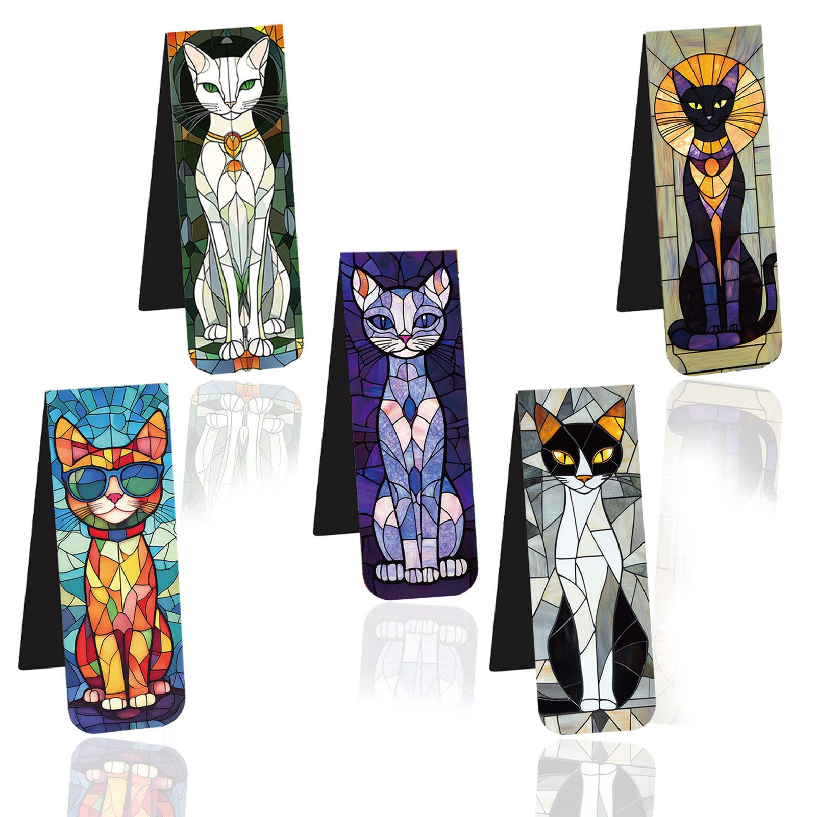 Jumpeak Lesezeichen lesezeichen magnetisch,lesezeichen personalisiert,lesezeichen kinder, lesezeichen katze,lesezeichen mädchen,Verschiedene Stile,Geschenk