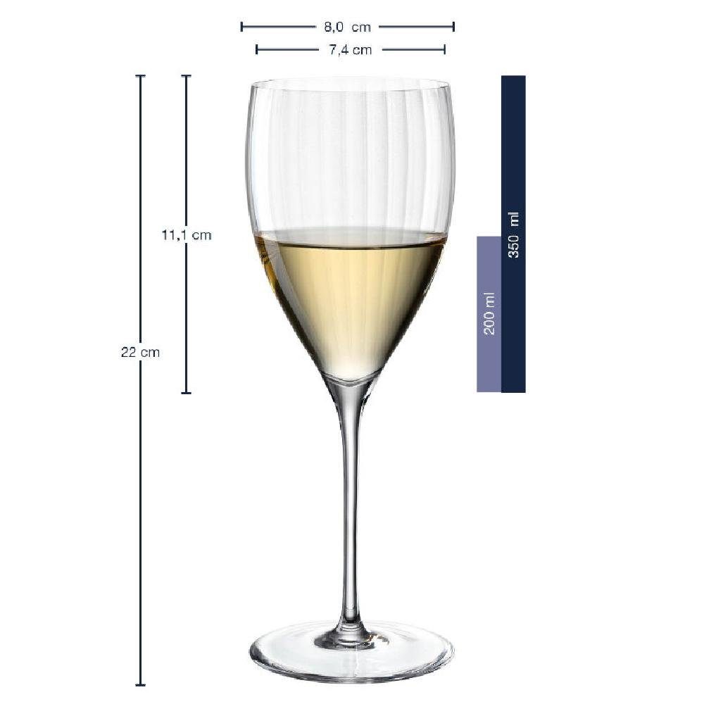 LEONARDO Weißweinglas Leonardo Rieslingglas Weinglas Poesia Klar