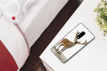 MuchoWow Handyhülle Hirsche - Tiere - Geweih - Kinder - Mädchen - Jungen, Phone Case, Handyhülle OnePlus 7, Silikon, Schutzhülle