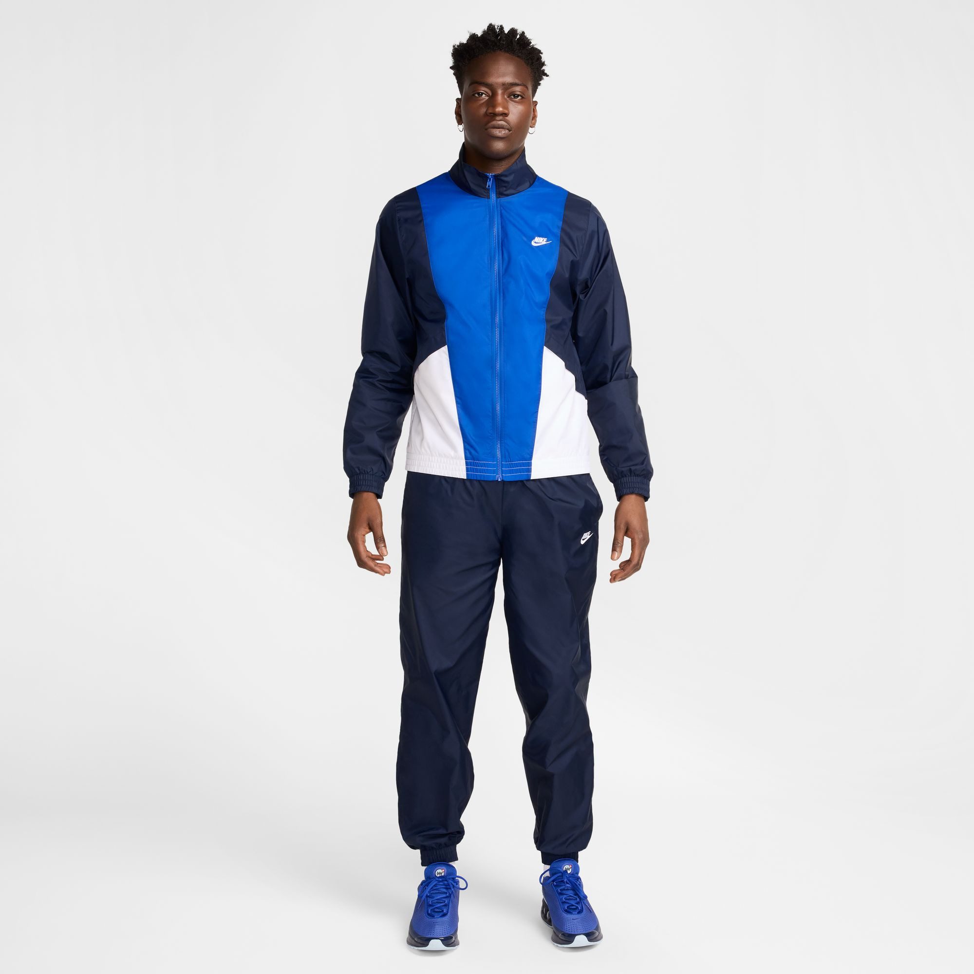 Nike Sportswear Trainingsanzug M NK CLUB WVN TRK SUIT, mit Taschen, mit Mesh-Futter, aus gewebtem Taftmaterial