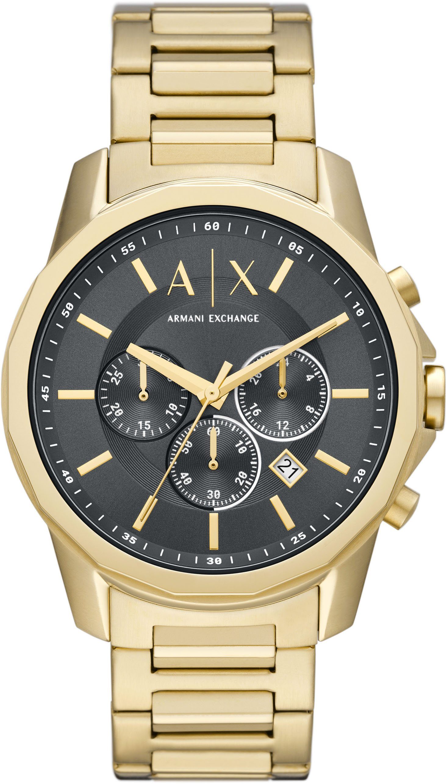 ARMANI EXCHANGE Chronograph AX1721, Quarzuhr, Armbanduhr, Herrenuhr, Stoppfunktion, analog