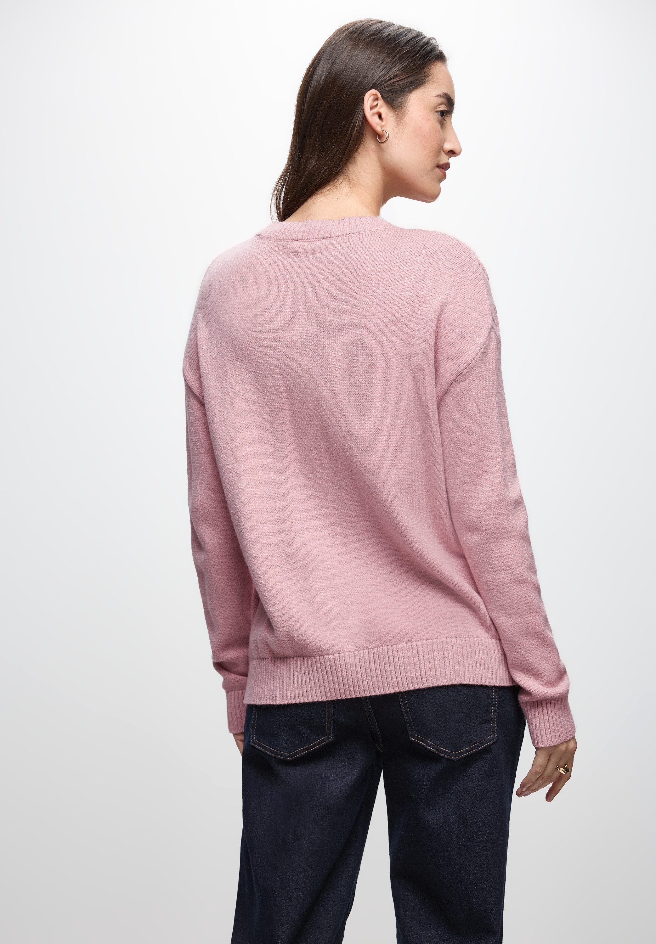 STREET ONE Strickpullover aus softem Materialmix günstig online kaufen