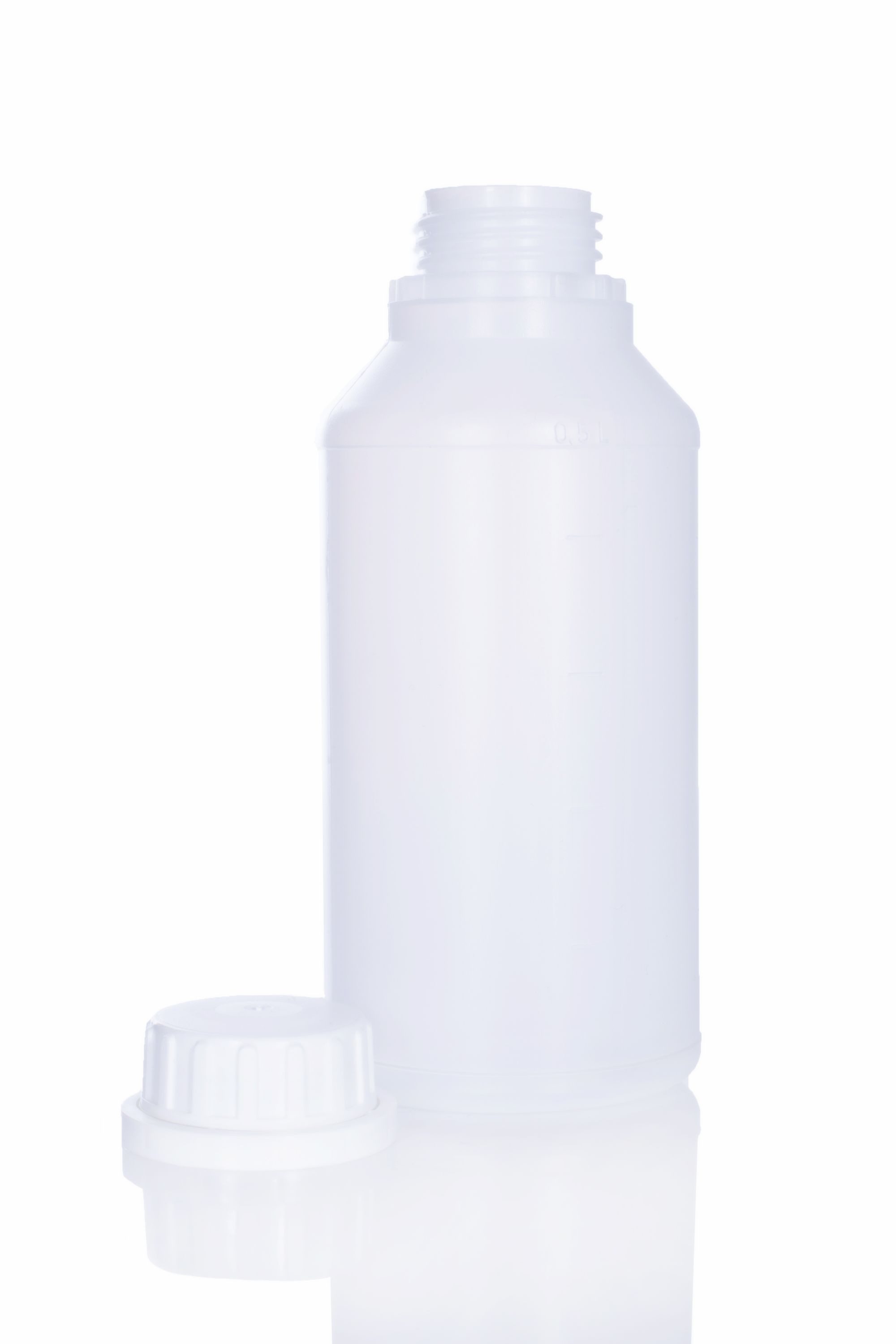 BENBOW Reinigungsmitteltank Plastikflasche leere kunststoff Flasche mit Deckel HDPE (1 St)