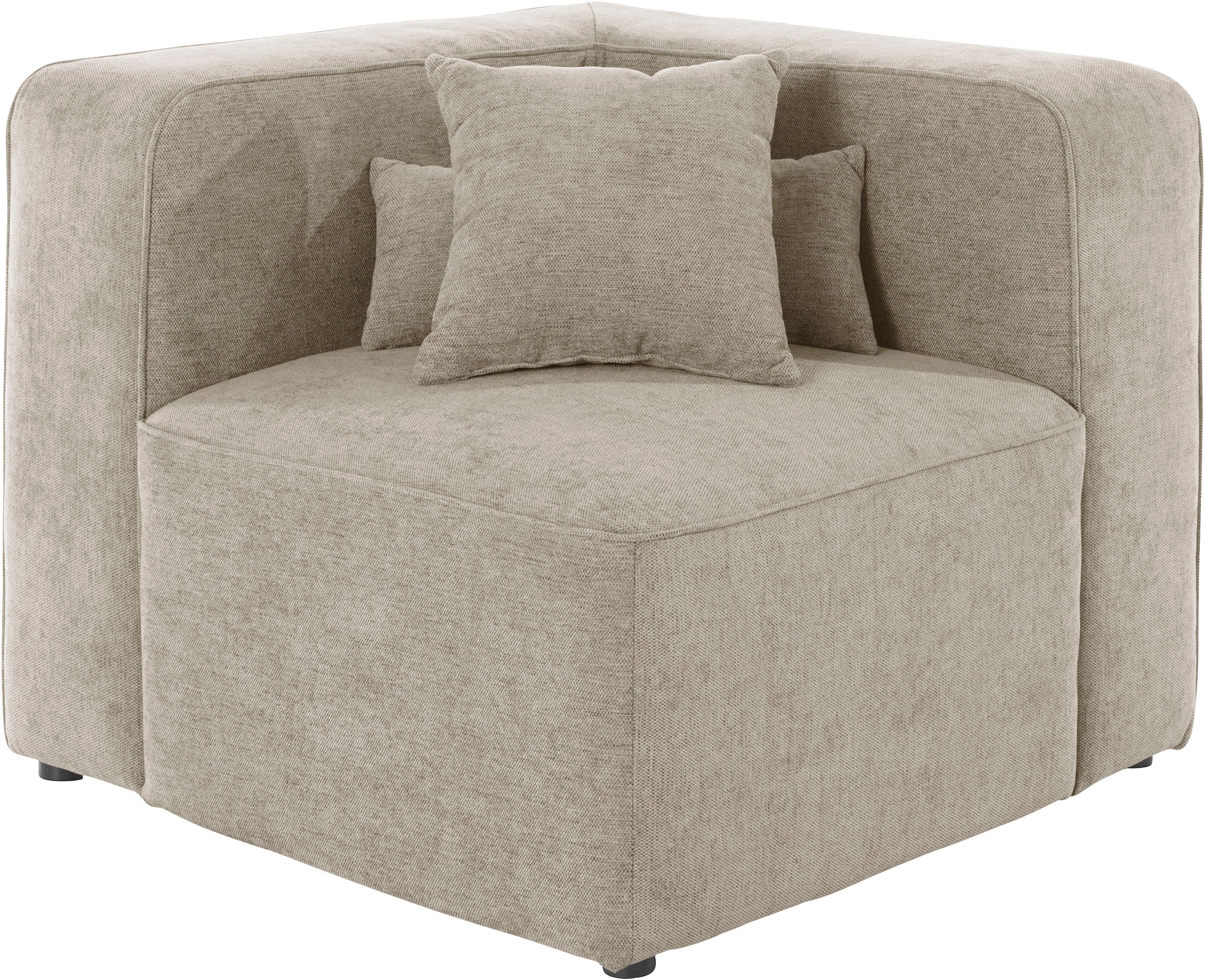 Home affaire Sofa-Eckelement Sundstrup, Modulserie, individuelle Zusammenstellung