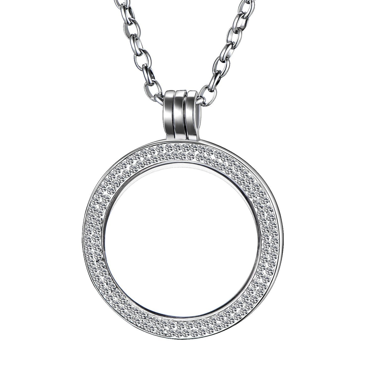 Morella Kette mit Anhänger Damen Halskette 70 cm für Coins 33 mm (1-tlg., K günstig online kaufen