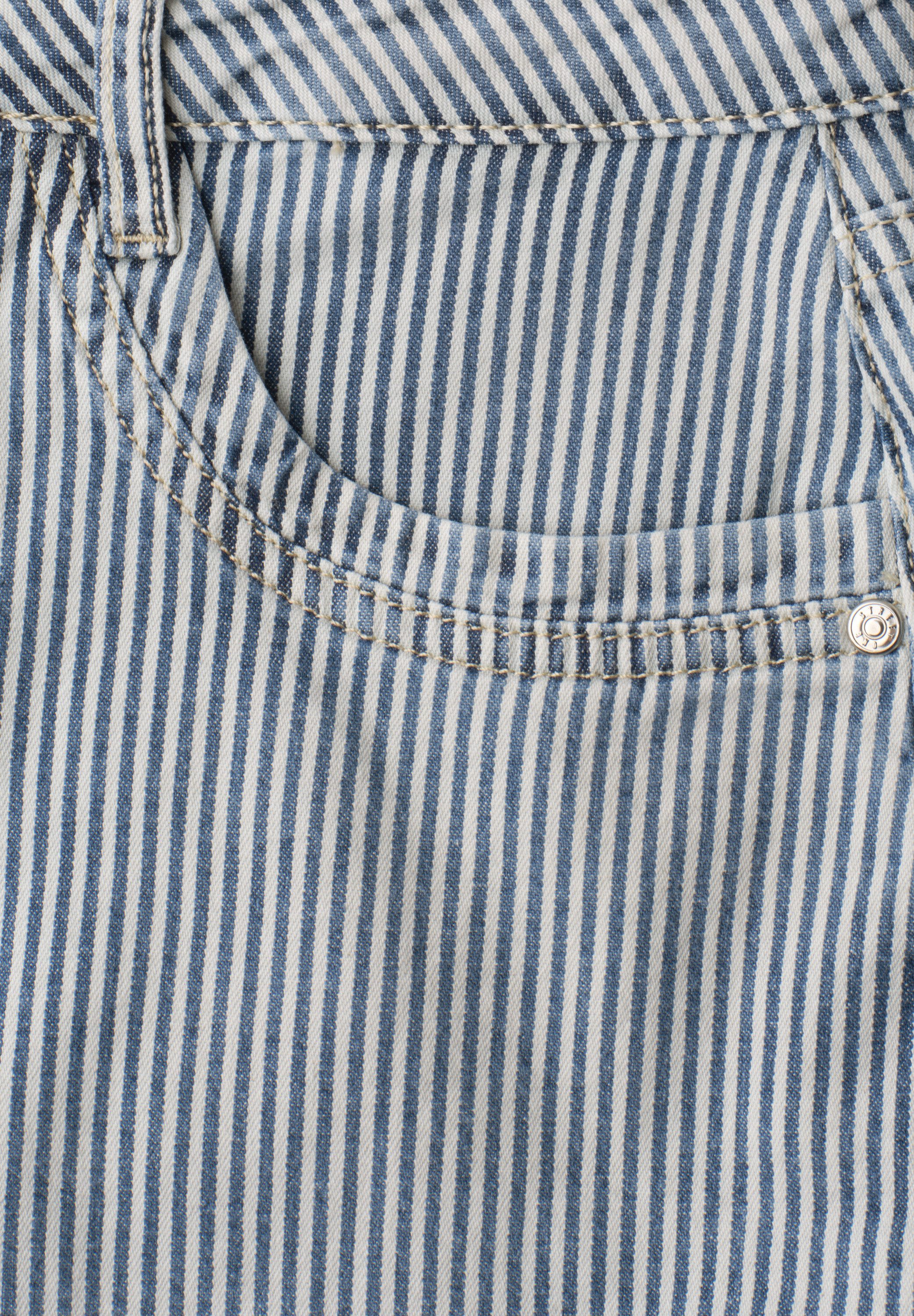 STREET ONE Comfort-fit-Jeans im Streifendesign – Bild 3 von 5